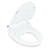 Brondell Swash DS725 bidet toilet seat opened from a side view