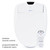 Brondell Swash 1200 bidet toilet seat and wireless remote control is programmable for two separate users.