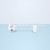 Omigo Element Non-Electric Bidet Attachment in White front view against blue background