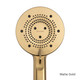 Brondell Nebia Yuba Fixed Shower Head - 5 Settings, 5.3" Face, Chrome, Water Saving