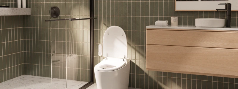 Integrated Bidet Toilet in a modern bathroom
