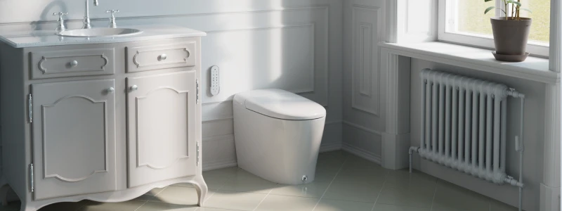 Integrated Bidet Toilet in a modern bathroom