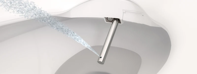 Integrated Bidet Toilet in a modern bathroom