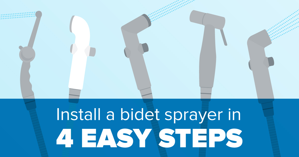 How to install a bidet sprayer in 4 easy steps