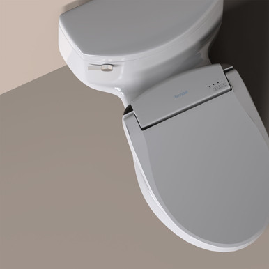 Brondell Swash DS725-RW Bidet Toilet Seat White- Round (Open Box)
