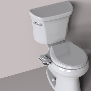 TEMU Bidet Attachment Les-10 Non-electric Adjustable Water Pressure, White - New