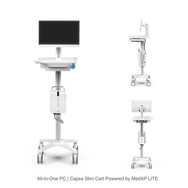 Capsa Slim Cart LCD powered by MedXP Lite Battery