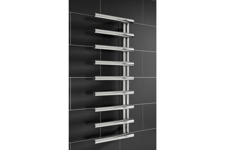 Chromo Straight Ladder Towel Radiator Vertical Chrome The Designer