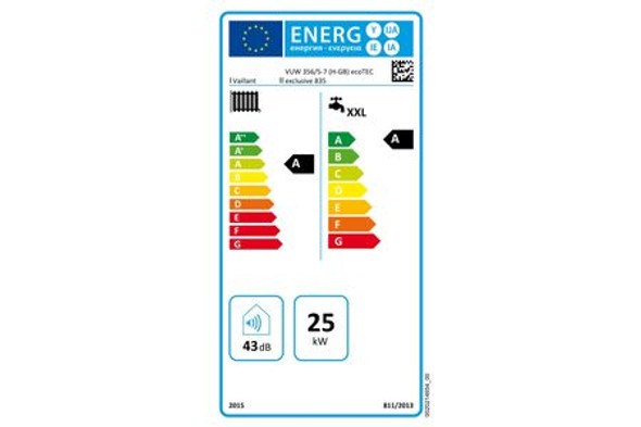 Vaillant ecoTEC 835 Exclusive GreeniQ 35kW Combi Boiler ErP 10017064 (176976)