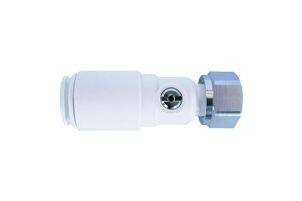 John Guest Speed Fit Straight Service Valve Tap Connector Plastic White 15 mm x 12.7 mm 15SVSTC-W