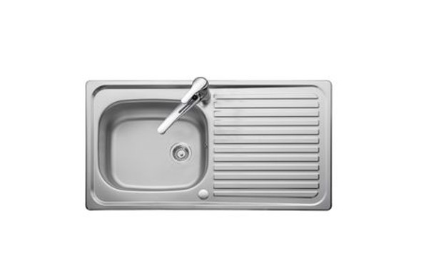 iflo Stainless Steel 1 Taphole Kitchen Sink - 1.0 Bowl, Reversible (409861)