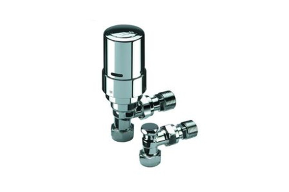 Danfoss Ras-D2 8/10/15mm Reversible Angled TRV & Lockshield Liquid Sensor Pack 013G601600