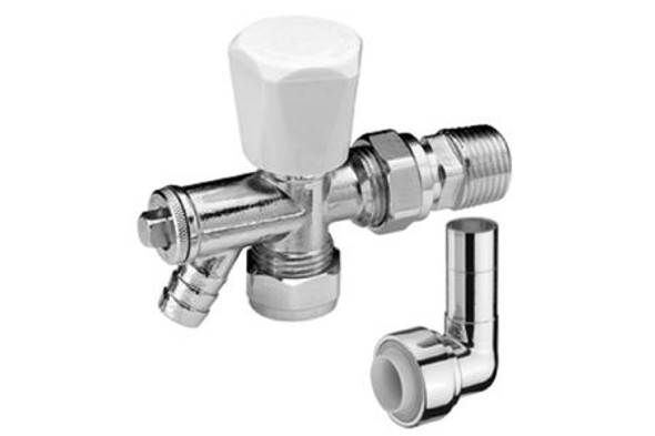 Pegler Yorkshire Mercia Drainoff Lockshield Manual Radiator Valves 15 mm x 10 mm 663005