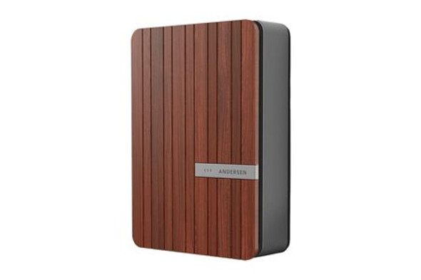 Andersen EV French Walnut - Steel A2 Charge Point