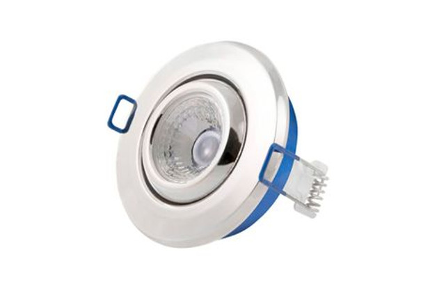 Click Scolmore Inceptor NANO5 Dimmable Adjustable Compact Fire Rated LED Downlight Warm White LED5405CH5WD