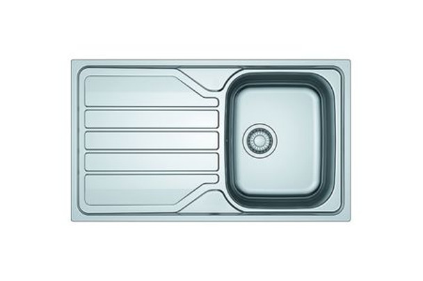 Franke Flash Stainless Steel Kitchen Sink - 1 Bowl, Reversible (410075)