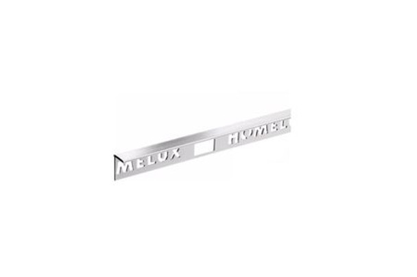 Homelux Straight Edge Profile Stainless Steel Effect Tile Trim 6mm 2.5m