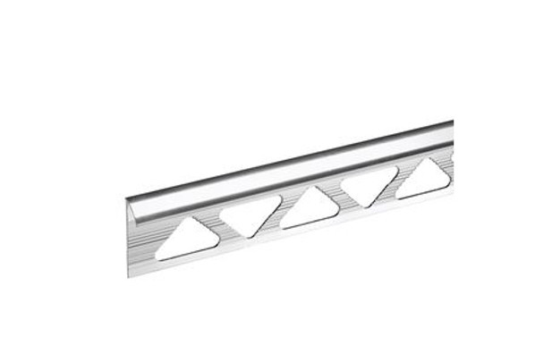 Homelux Quadrant Trade Tile Trim 10mm Silver