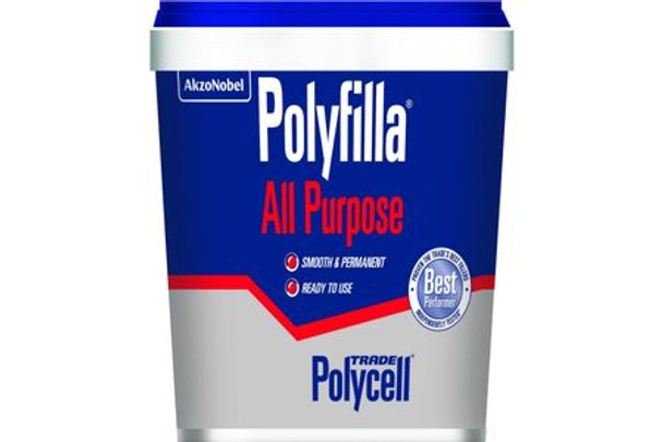 Polycell Trade All Purpose Polyfilla Ready Mix 1kg **2 UNITS**