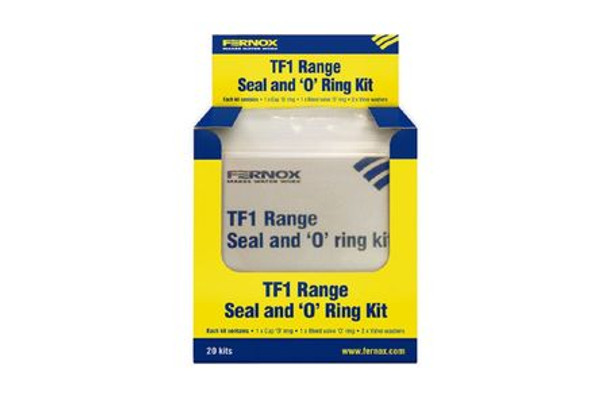 Fernox TF1 Filter Seal and O-ring Kit Pack of 20 Black 59288 - 10 Packs