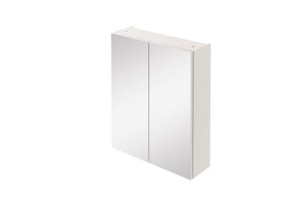 iflo Trapini Mirrored Door Wall Unit Cashmere 600 mm x 720 mm x 190 mm, 2 Doors, 526805