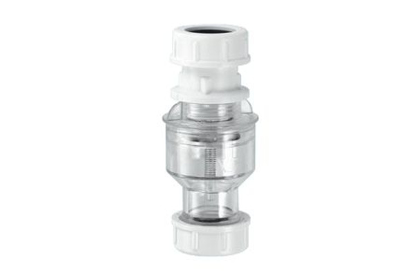 McAlpine Tunvalve Straight Through 19 mm and 23 mm Universal Connection TUN5-CL - 3 Units (115668)