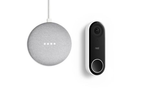 Google Nest Hello Video Doorbell & Google Nest Mini