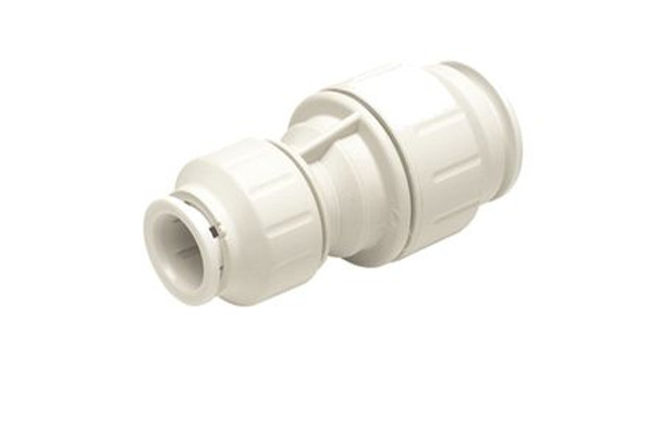 John Guest Speed Fit Reducing Straight Connector Push-Fit White 22 mm x 15 mm PEM202215W-L **2 UNITS**
