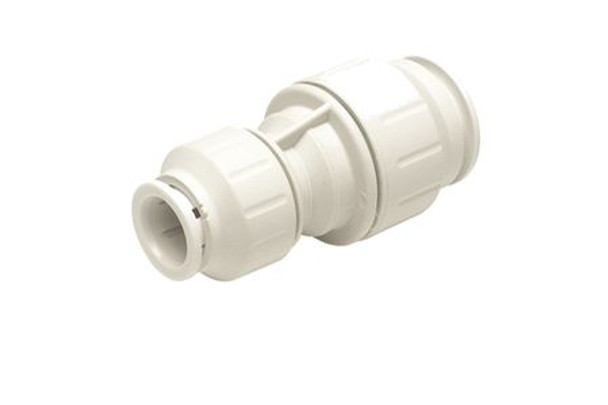 John Guest Speed Fit Reducing Straight Connector Push-Fit White 15 mm x 10 mm PEM201510W-L **2 UNITS**