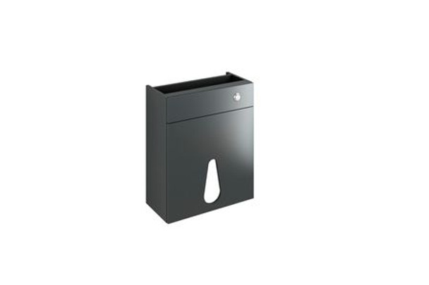 iflo Aliano WC Base Unit Matt Graphite Grey 600 mm x 250 mm ALIA2DWHU600480gG