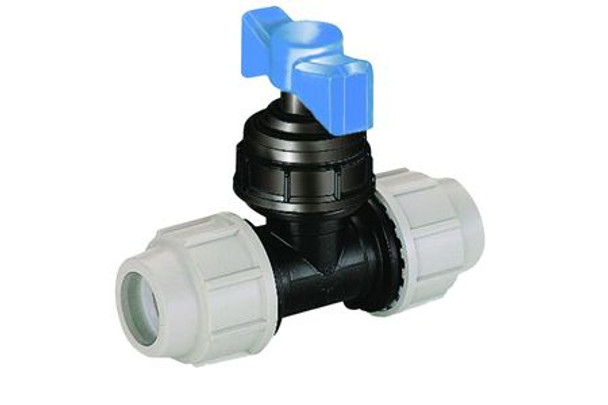 Plasson Compression In line Stop Tap 32mm - 3407EE0
