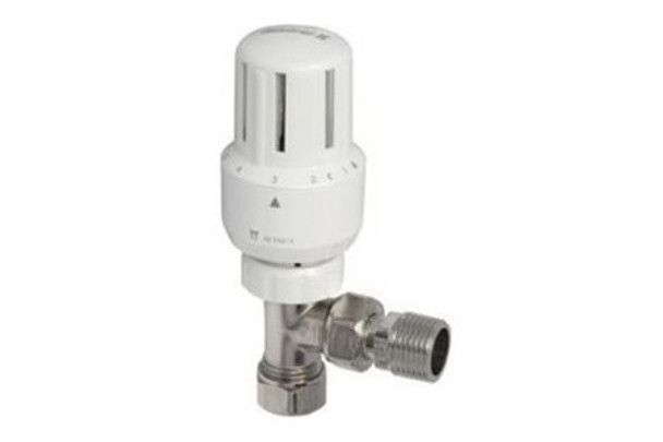 Pegler Yorkshire 15mm Mistral Angle TRV Compression with 15 x 10mm Elbow 42295