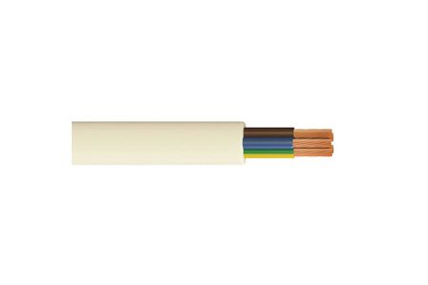 3185Y 0.75mm 5 Core White Flex Cable - 50m Drum