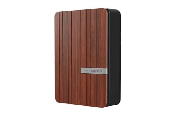 Andersen EV French Walnut - Jet Black A2 Charge Point