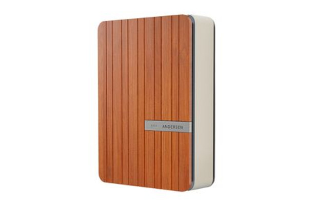 Andersen EV Sorong TEAK - Putty Stone A2 Charge Point