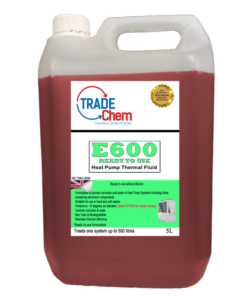 E600 Heat Pump Thermal Heating Fluid – 25L