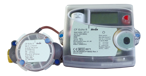 ITRON CF Echo II DN50 PN25 Ultrasonic Energy Meter 5 battery inc