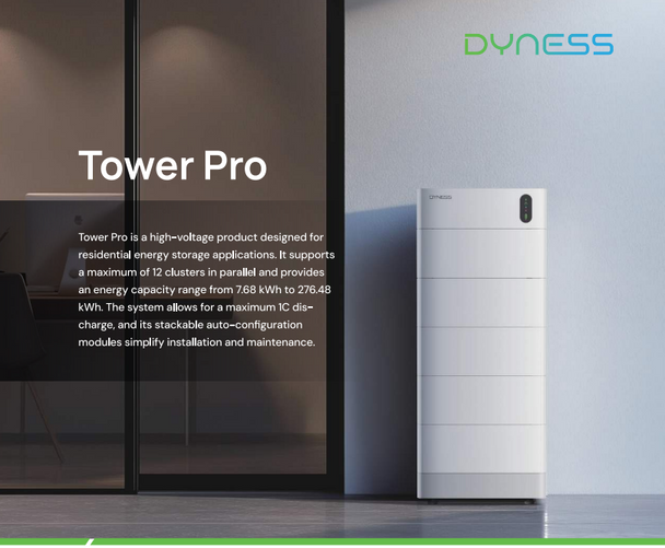 Dyness Tower Pro HV Batterij Module 3.84 kWh