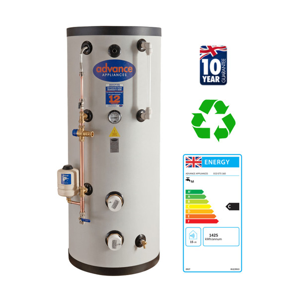Advance Appliances 170 Litre Thermal Store Direct With Cold Section Single Coil (TSD 170)
