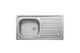 iflo Stainless Steel Reversible1.0 Bowl Kitchen Sink, Laval Tap & Waste Kit (443384)