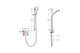 Mira Form Single Outlet Shower 31982W-CP