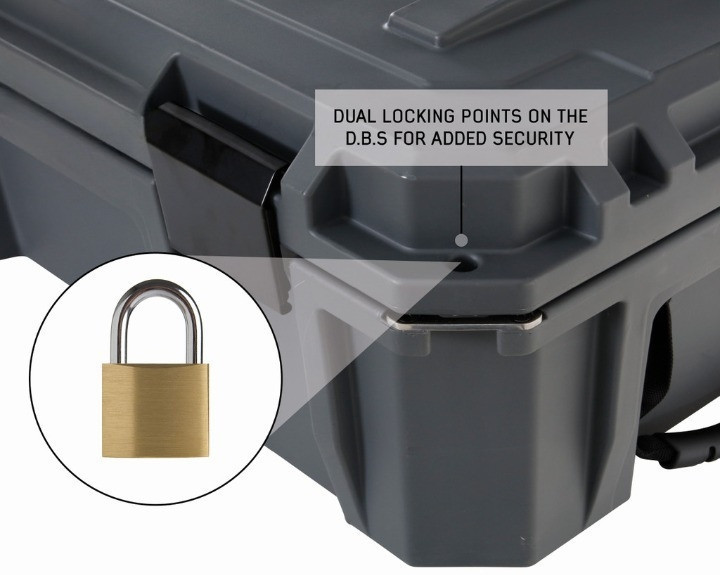 Ford Bronco / Bronco Sport D.B.S. Dark Grey 53 QT Dry Box with Drain