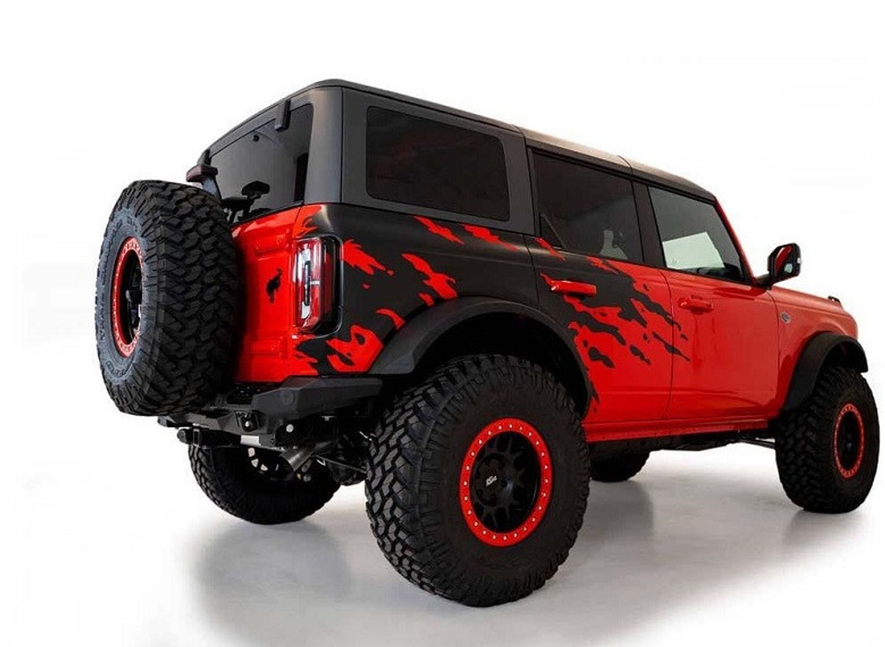 Ford Bronco Stealth Fighter Rear Bumper by Addictive Desert
