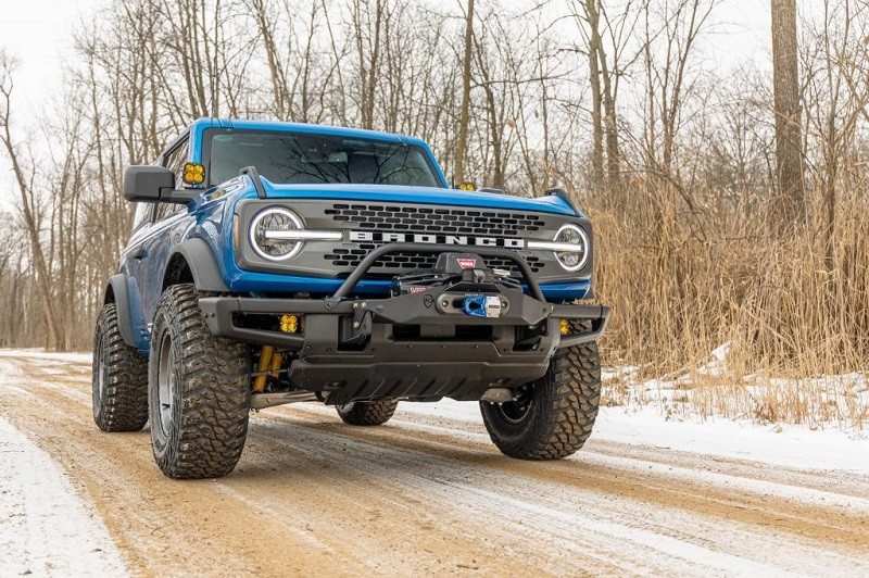 Bronco Raptor Mod Ford Bronco Raptor 6th Gen MOD Steel Bumper Baja Bolt-On Hoop by JCR ...