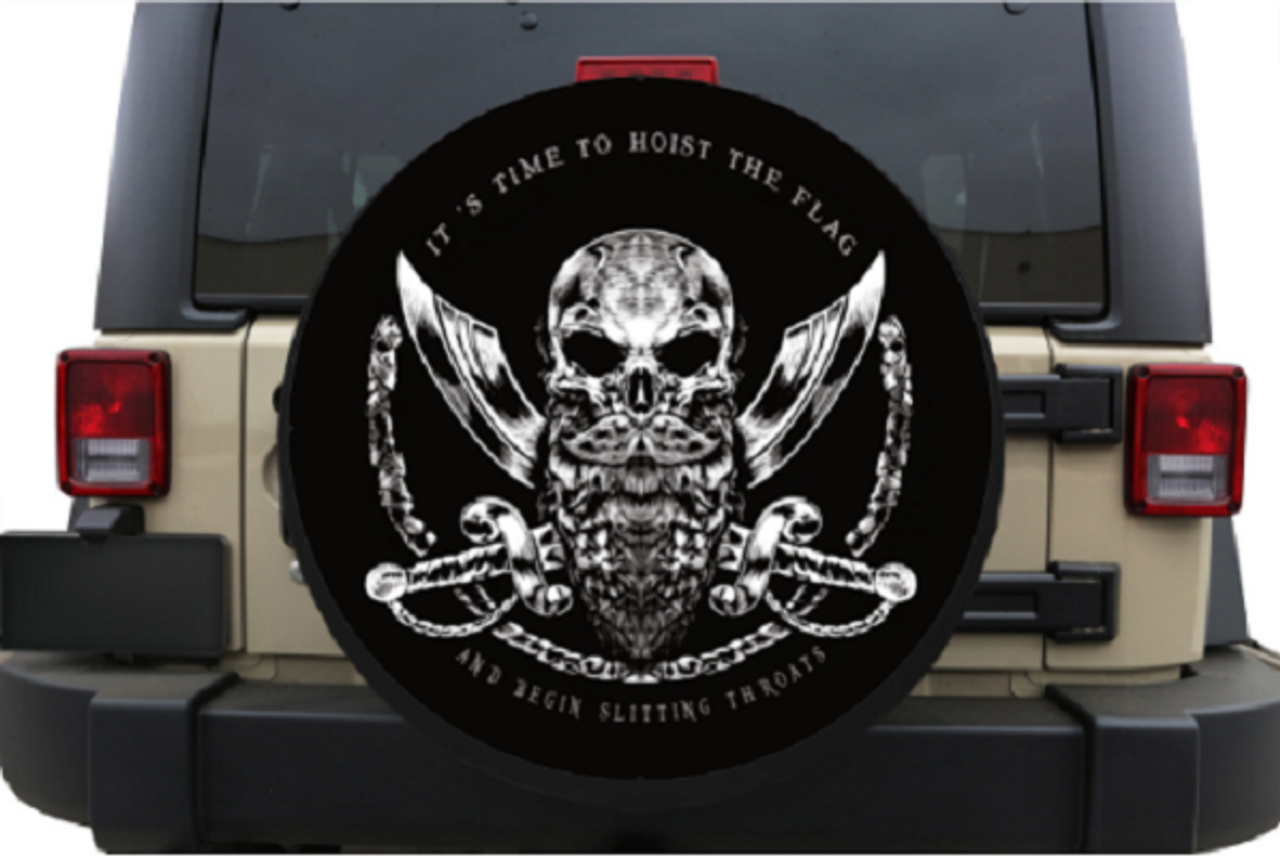 Ford Bronco Hoist the Flag Tire Cover by Holda HGQJEQ-XX