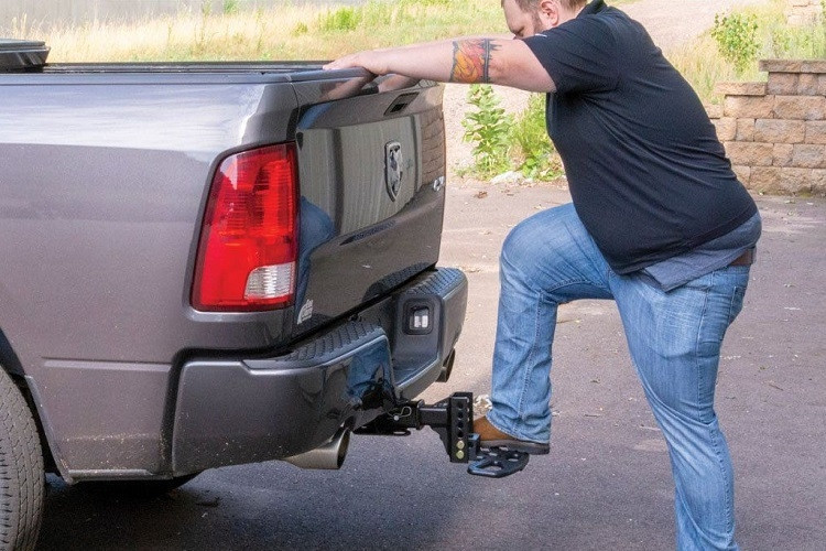 Ford Bronco / Bronco Sport Adjustable Channel Mount Hitch Step by Curt