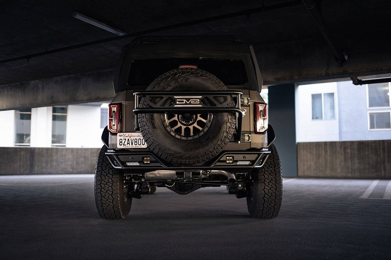 Ford Bronco Competition Series Rear Bumper by DV8 Offroad - RBBR-04
