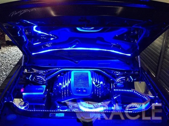 Ford Bronco Engine Bay LED Flexible Strip Lighting Kit by Oracle