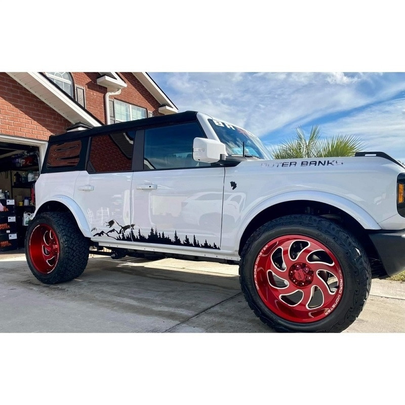 Ford Bronco Body Door Side Trees Mountains Graphics by Vortex - VS840