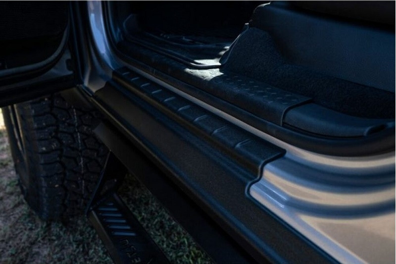 Ford Bronco Black Truck Trail Armor Rocker Panel by Bushwacker - 14121